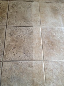Turner's Carpet Cleaning before and after tile